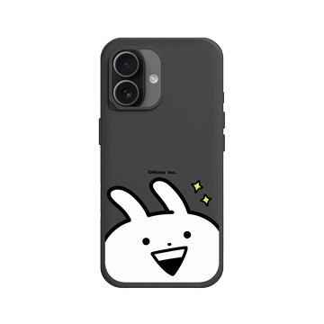 iPhone 17 SolidX 黑 - Usagyuuun 小突兔 - 炙熱的眼神