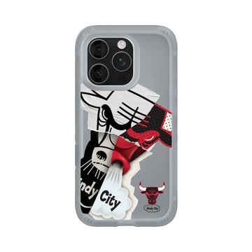 iPhone 16 Pro AirX 流變灰 - NBA - 拼接系列-芝加哥公牛 Chicago Bulls - Style Mix