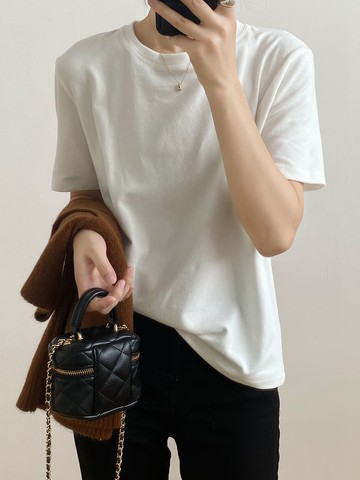 【設計師款】低調色彩雲朵絨棉T-659