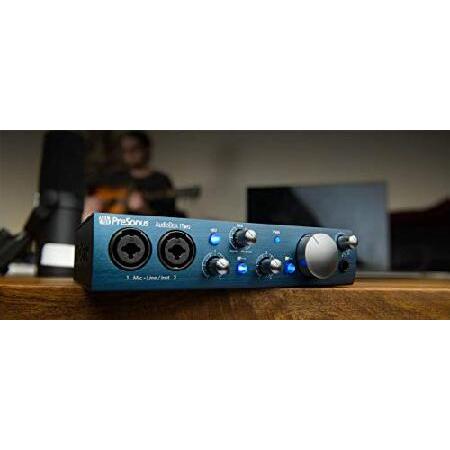 PreSonus AudioBox iTwo 2x2 USB iOS Audio Interface for Windows, iOS Bundle with Studio One Artist, Blucoil Boom Arm Plus Pop Filter, 10-FT Balanced XL