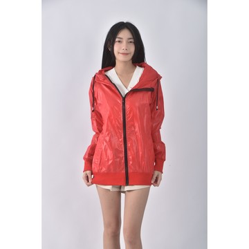 (S) madeli連帽紅色外套二手衣