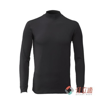 3M-佳立適-升溫蓄熱保暖衣-男半高領-灰色