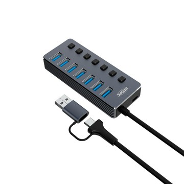 INTOPIC HBC-625 USB3.2 7孔高速集線器