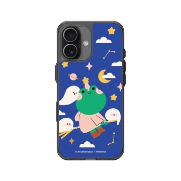 iPhone 17 Clear (相機按鈕) 酷墨灰 - Niniwanted - Frog Wizard