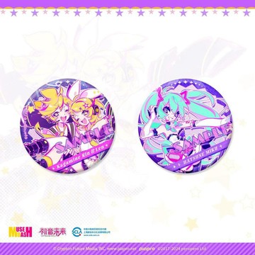 MuseDash × 初音未來聯動 雙閃徽章 吧唧喵斯快跑官方周邊