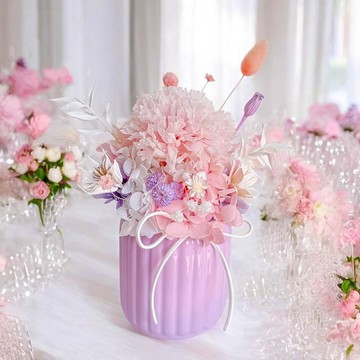 甜美巴黎花園永生花禮 (贈送5ml香氛油)