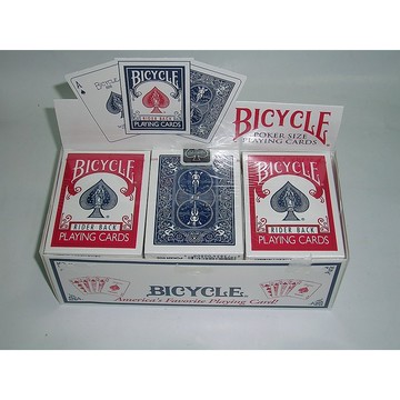 【USPCC 撲克】bicycle 808  藍封標   (紅6 藍6) 共12付（1打裝）-S1030518-1