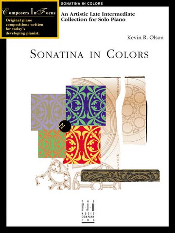 【學興書局】Kevin Olson Sonatina in Colors 彩色奏鳴曲 鋼琴