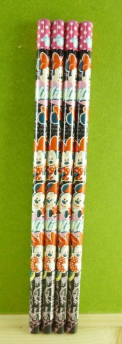 【震撼精品百貨】Micky Mouse_米奇/米妮 ~4入2B鉛筆-黑米妮