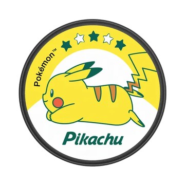 GRIP O (MagSafe 兼容） 黑 - 寶可夢 Pokemon - 多彩系列-皮卡丘