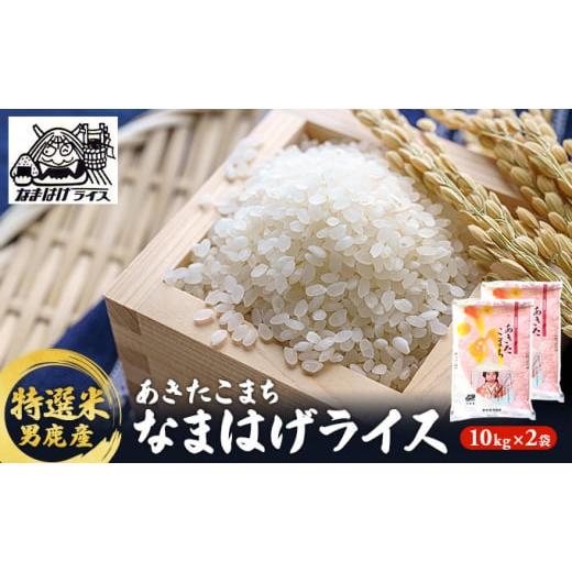 ふるさと納税 秋田県 男鹿市 なまはげライス特選米10kg×2袋／計20kg