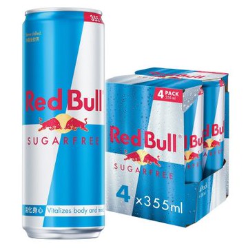 【Red Bull】紅牛無糖能量飲料(250mlx4罐)