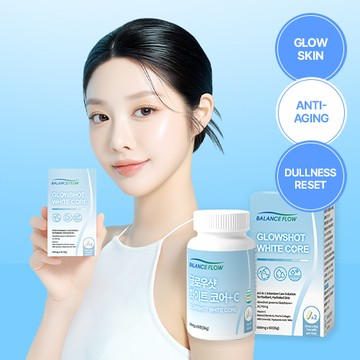 BALANCE FLOW Glowshot White Core +C 1-month supply (60 Tablets)
