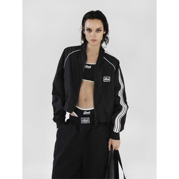 Badblood棒球服運動夾克外套女秋季新款字母刺繡美式復古寬松上衣