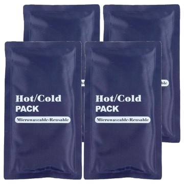 冰敷熱敷袋 微波可用 可重複使用  4個