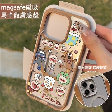 卡通麵包超人磁吸手機殼iPhone17e適用蘋果i15 14 13 12 11Plus iX保護殼 Magsafe防摔殼