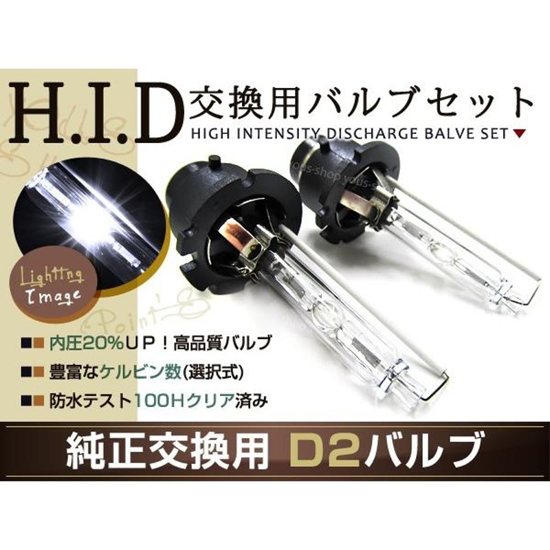 エアトレック 〜H15 12 CU2W・4W D2R HIDバルブ 6000K | LINEショッピング