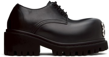 Balenciaga 黑色 Stomper 德比鞋