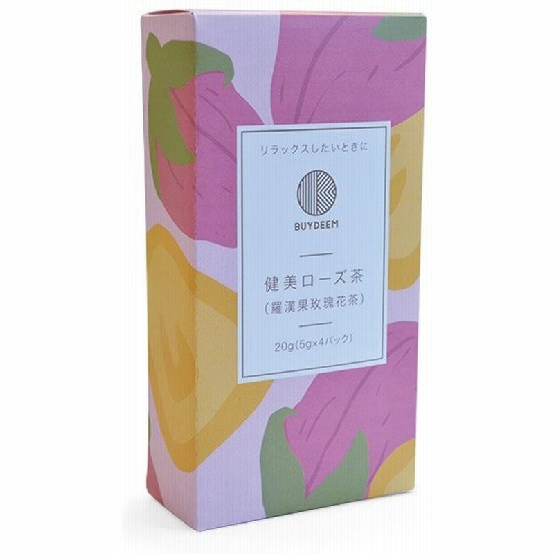 健美ローズ茶 4パック Buydeem バイディーム 薬膳 薬膳茶 リラックス 羅漢果 ローズ 健康茶 ブレンド茶 バラ 薔薇 お茶 通販 Lineポイント最大0 5 Get Lineショッピング