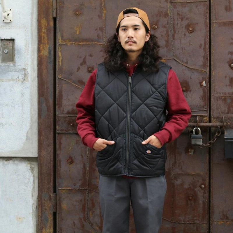 Dickies ディッキーズ TE242 Diamond Quilted Vest キルティングベスト