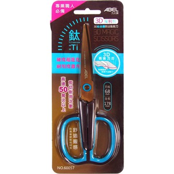 ABEL 力大牌 60057 3D魔利剪 鈦金屬防沾黏剪刀 7吋