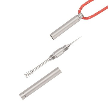 TEMPEST 純鈦掏耳牙籤棒 2.7~6.8cm 非醫療用途 純鈦挖耳牙籤棒 鈦合金挖耳棒 純鈦牙籤棒