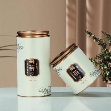 新款茶葉罐紙罐永順莓茶張家界莓茶包裝盒野生莓茶空盒手提禮品盒