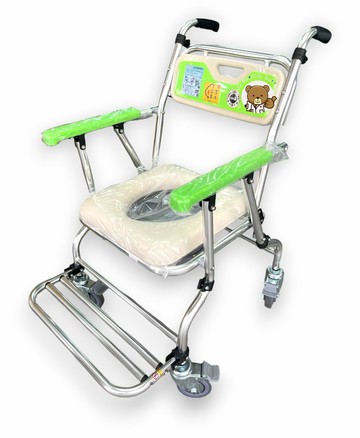 【免運公司貨】LUCY 品正 附輪折疊便器椅 鋁合金馬桶椅 收合便盆椅 附輪洗澡椅 便盆椅 帶輪便盆椅 FC-301