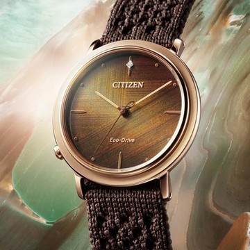 CITIZEN星辰 L系列 光動能自然共舞時尚腕錶 34mm/EM1003-48X