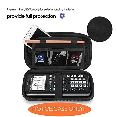 ProCase 電卓用 EVA ハードケース 防水 衝撃吸収 トラベル収納ポーチ 適用機種：Texas Instruments Ti-84 Plus