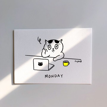 我這麼可愛為什麼要上班 卡片