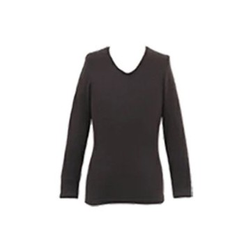 Healthya肌極輕量雙層保暖衣黑色V領-男(尺寸任選)