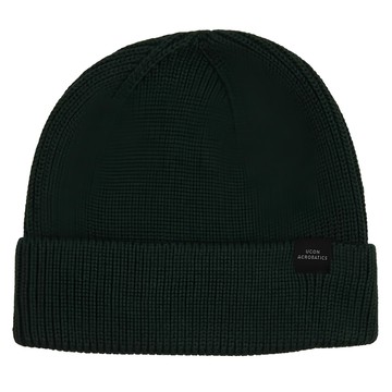 UCON ACROBATICS Mika Low 保暖反摺豆豆帽 短版  20 x 23cm  森林綠