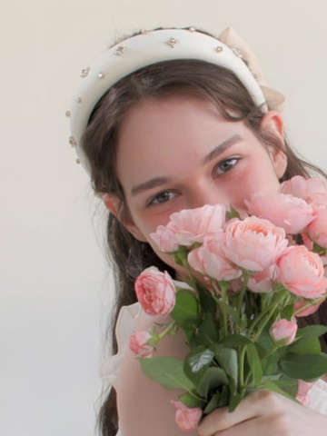 Diamond Shape Crystal Volume Headband (JC031HB)