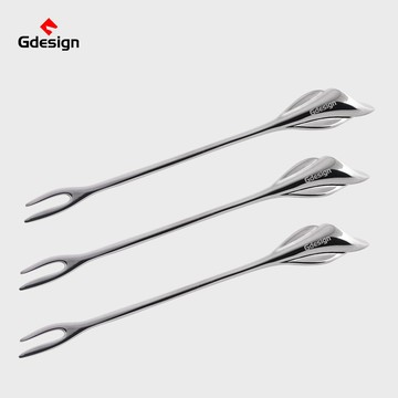 Gdesign Calla Lily海芋系列精美餐桌用品-水果叉三入 - 水果叉3入