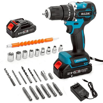 HILDA希爾達 21V 雙電 無刷震動電鑽