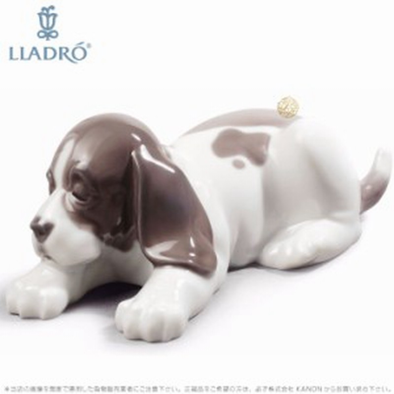 リヤドロ うたたね 犬 Lladro Sleepy Puppy 通販 Lineポイント最大1 0 Get Lineショッピング