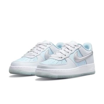 Nike Air Force 1 Low 冰川藍銀 GS AF1 經典 果凍底 休閒鞋 大童鞋 HQ3249-043