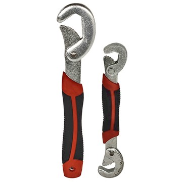 樂居家 萬用扳手套裝 2件組 夾持緊固 防滑手柄設計  1組