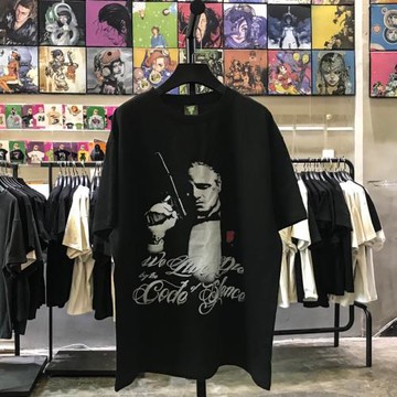 教父t恤夏季ins超火美國黑幫電影短袖男復古懷舊old school半袖