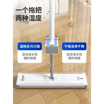 美麗雅拖把免手洗新款拖地神器懶人平板拖把家用一拖凈拖布刮水