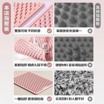 隔日到貨🚀軟硅膠指壓板 超慢跑墊 指壓板 靜音止滑 慢跑墊 無摺痕 腳底按摩墊 腳底按摩 超慢跑 腳底按摩