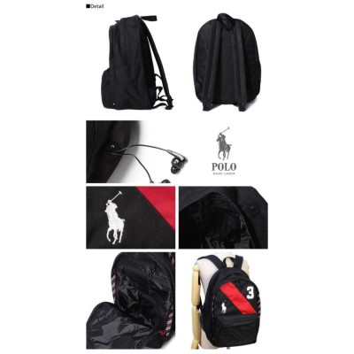 POLO RALPH LAUREN ポロ・ラルフローレン Banner Stripe Backpack LG