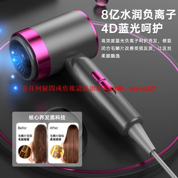 折疊吹風機家用負離子大功率酒店理發店大風力吹風筒工廠直銷