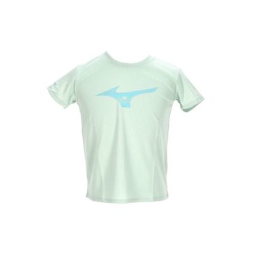 Mizuno 美津濃 Jr. 男款 藍綠色 排汗 抗UV 運動 休閒 T恤 短袖 32TAB10531