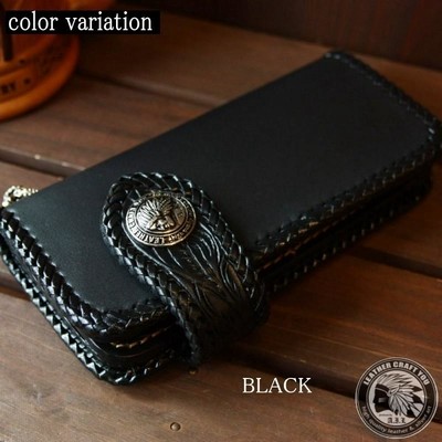 新品 本革 メンズ 長財布 カービング サドルレザーウォレット 楽天市場】本革 長財布 サドルレザー 花柄 フラワーカービング