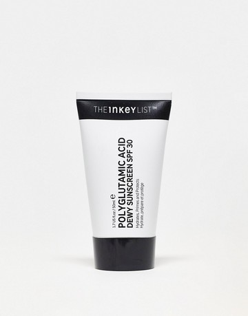 The INKEY List Polyglutamic Acid Dewy Sunscreen SPF30 50ml-No colour