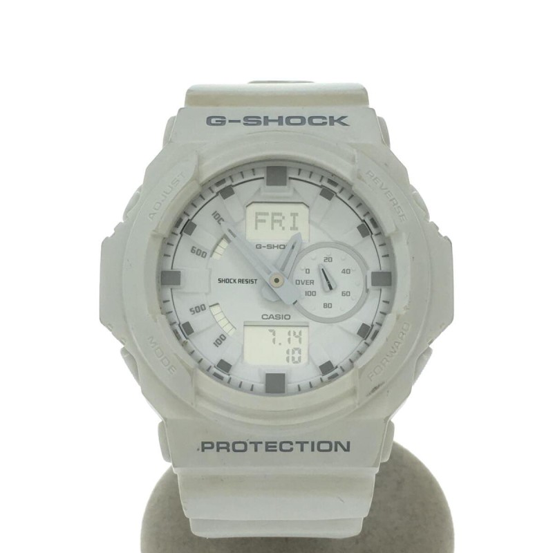 クォーツ腕時計・G-SHOCK/デジアナ/WHT/傷有/汚れ有/カシオ | LINE 