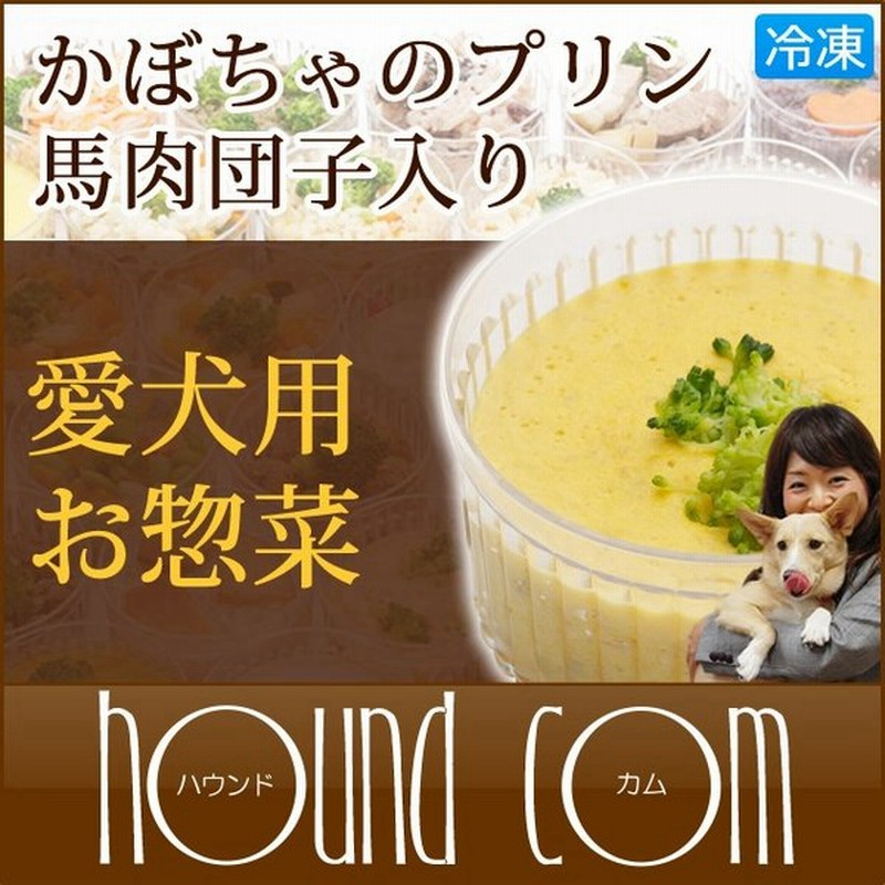 犬 手作り食 ワンちゃん大喜び 犬用 お惣菜 かぼちゃのプリン馬肉団子入り 通販 Lineポイント最大0 5 Get Lineショッピング