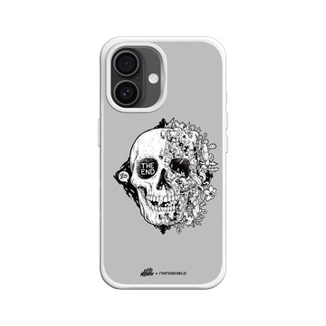 iPhone 16 SolidX 白 - Ted Leonid Melendres - Diamond Skull 鑽石骷顱